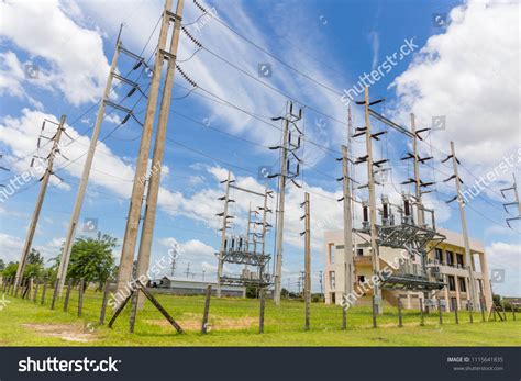 Electrical High Voltage Substation Stock Photo 1115641835 | Shutterstock