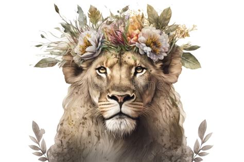 Lioness Head Crown Stock Illustrations – 102 Lioness Head Crown Stock Illustrations, Vectors ...