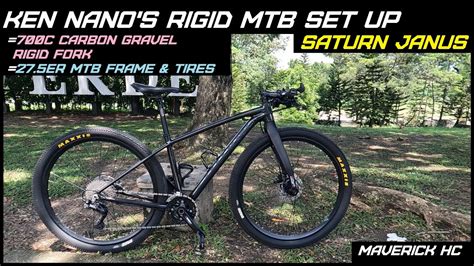 *700c Gravel Rigid Fork sa MTB Frame* SATURN JANUS RIGID MTB SET UP BY ...