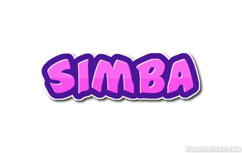 Simba Logo | Free Name Design Tool from Flaming Text