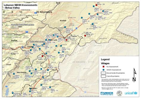 Document - WASH Assessment Map - Bekaa Valley - Feb 2013