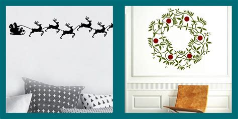 17 Best Christmas Wall Decals - Simple and Easy Holiday Decals To Try