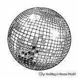 Disco Ball Coloring Pages  Free & Printable sketch template