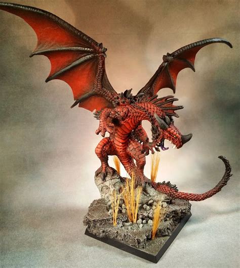 Dragon miniatures, Dragon, Red dragon