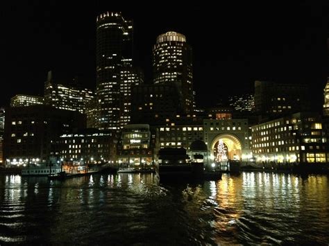 Boston Harbor at Night - Boston Harbor BeaconBoston Harbor Beacon