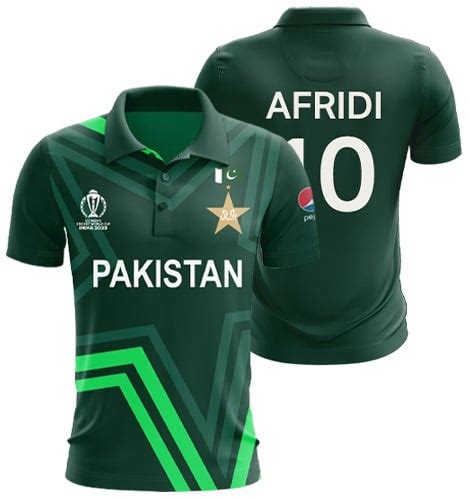 Pakistan World Cup Shaheen Afridi Jersey