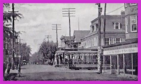 Lykens – Main Street Looking West with Trolley – Lykens Valley: History & Genealogy