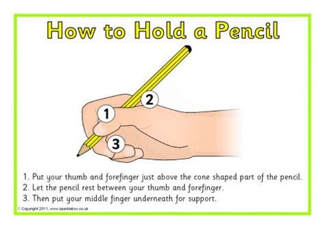 How To Properly Hold A Pencil / How To Properly Hold A Pencil Or Pen Learning Without Tears ...