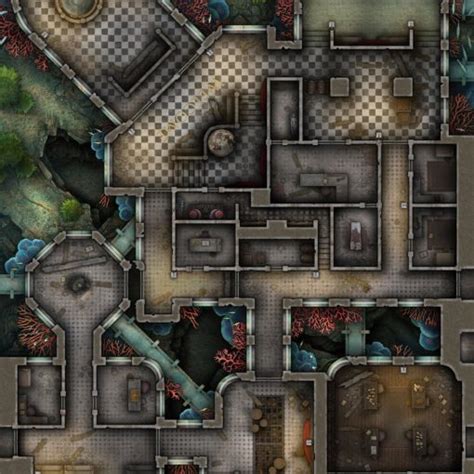 21+ Dnd Sewer Battlemap - HumeraPalmas