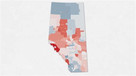 Alberta Population Density Map