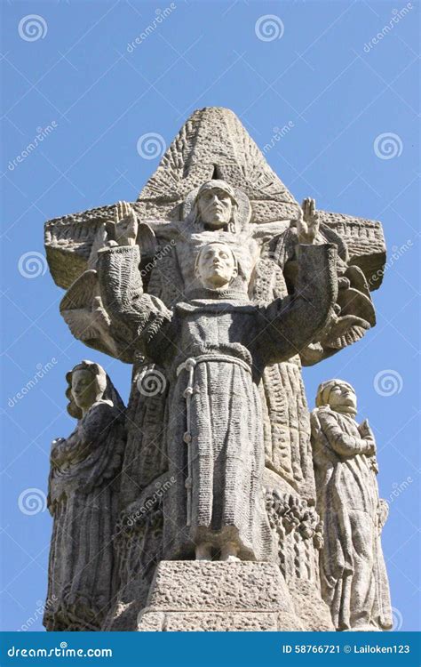 San Francisco De Asis Monument Stock Image - Image of pilgrimage ...