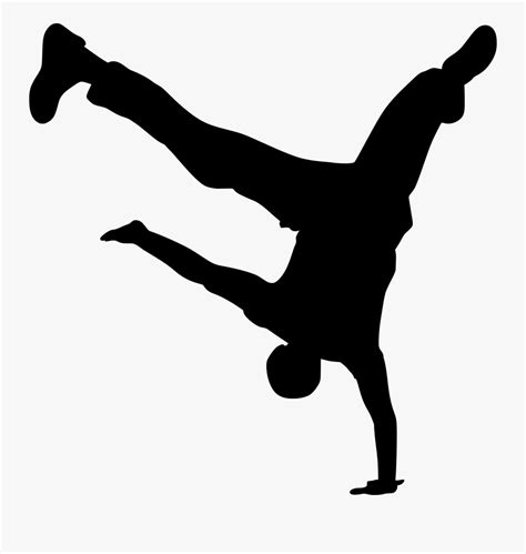 10 Break Dance Silhouette - Break Dance Png , Free Transparent Clipart - ClipartKey