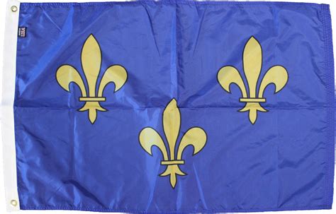 Buy Fleur-de-Lis - 2'X3' Nylon Flag (3/Blue) | Flagline