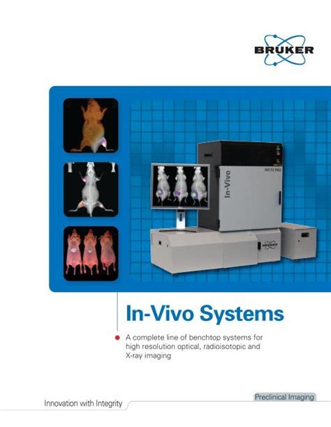 In vivo imaging (brochure) - Bruker