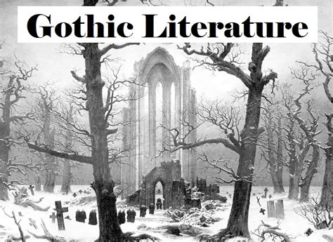 Characteristics of gothic literature - weekmoli