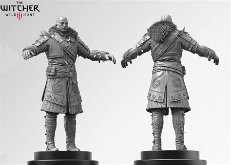 ArtStation - Witcher 3 Skellige Armor, Marcin Klicki Zbrush Character ...