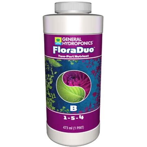 General Hydroponics FloraDuo B Mineral Nutrient, 16-Ounce [1 Pint] - Walmart.com