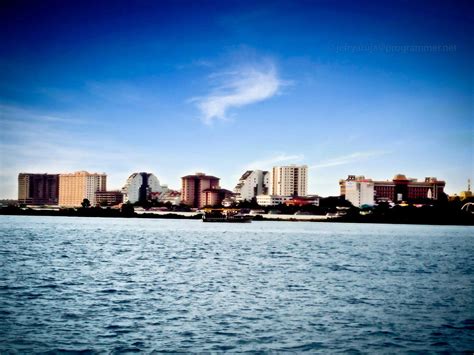 Cochin- Marine Drive veiw from willington island -- Southern India, Day ...