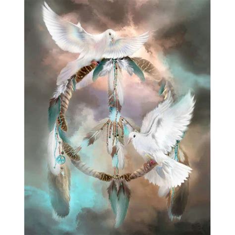 Aliexpress.com : Buy Peace Dove picture Diamond Embroidery needlework ...