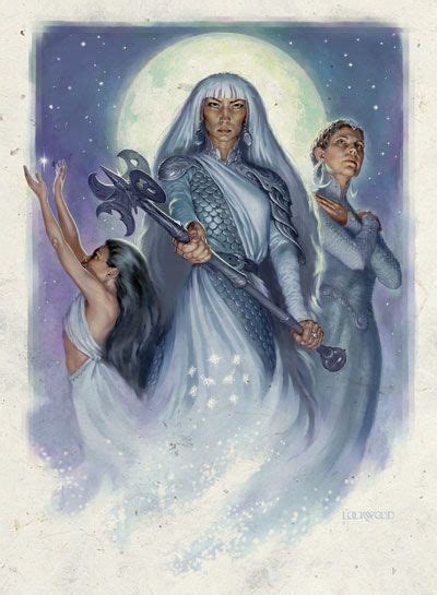 Image result for selune d&d priest | Forgotten realms, Dungeons and dragons, Art