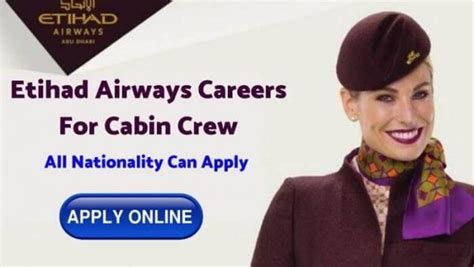 Etihad Airways Careers Cabin Crew Open Days for Worldwide