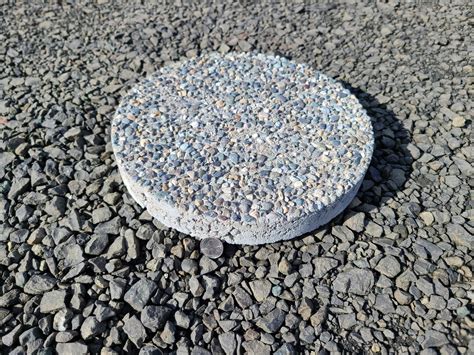 Exposed Aggregate Stepping Stone 12" Round - Landscape Shoppe