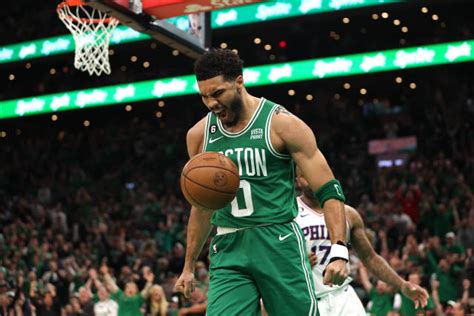 NBA playoffs: Jayson Tatum's record 51 points power Celtics' blowout of ...