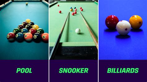 Snooker vs Pool vs Billiards - Learn the Key Differences