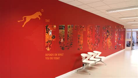 School Wall Graphic - Springfield School - Toop Studio - Graphic Design ...