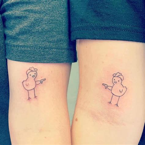 Funny Tattoos: 80+ Best Design Ideas (2021 Updated) | Cute matching ...