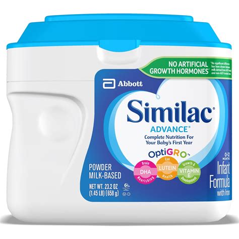 Similac® Advance®* Powder Baby Formula with Iron, DHA, Lutein, 23.2-oz ...