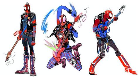 Spider-Man Across the Spider-Verse Concept Art: More Spideys