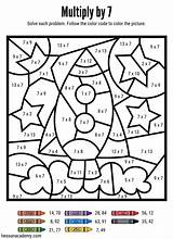Free Printable Multiplication Coloring Worksheets sketch template