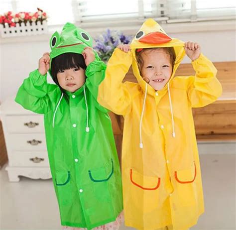 1pcs/lot children Raincoat Animal Rain Coat Rainwear Rainsuit Kids Waterproof Raincoat Children ...