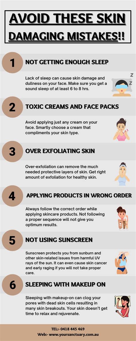 How to Avoid Common Mistakes That Causes Skin Damage by Your Sanctuary ...