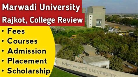 Marwadi University, Rajkot Gujarat - Courses, Admission 2023, Fees, Selection Criteria ...