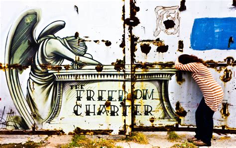 Freedom Charter by Faith47 | Street art graffiti, Graffiti art, Street art