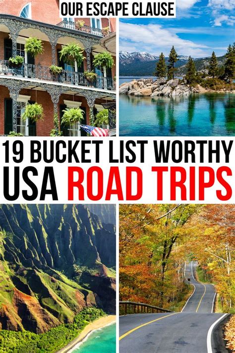 25 Best Road Trips in the USA (Itinerary Ideas + Tips!) | Road trip fun, Road trip usa, Vacation usa