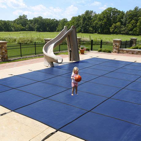 Blue Wave 18-ft x 36-ft Rectangular In Ground Pool Safety Cover | Walmart Canada