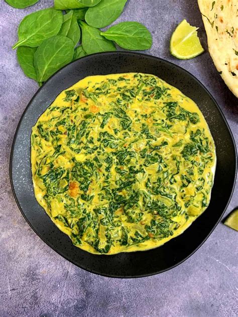 The Best Indian Creamed Spinach - Indian Veggie Delight