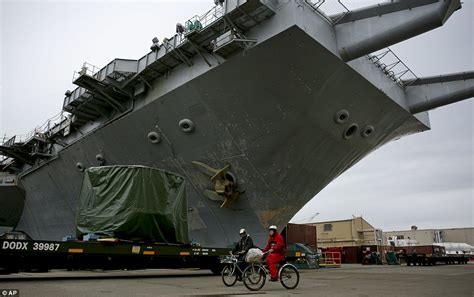 Navy decommissions 'legendary' carrier that shaped history | Daily Mail Online