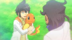 Pokemon Alain Charizard, Eevee, Professor Sycamore, Mega Evolution