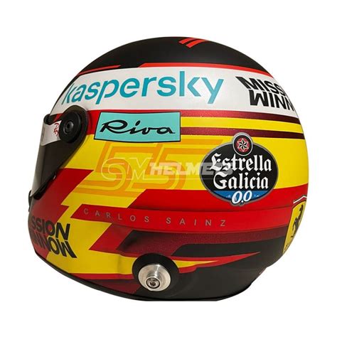 CARLOS SAINZ 2021 F1 REPLICA HELMET FULL SIZE | CM Helmets