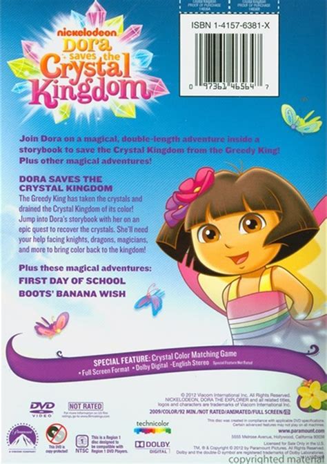 Dora The Explorer: Dora Saves The Crystal Kingdom (DVD 2009) | DVD Empire