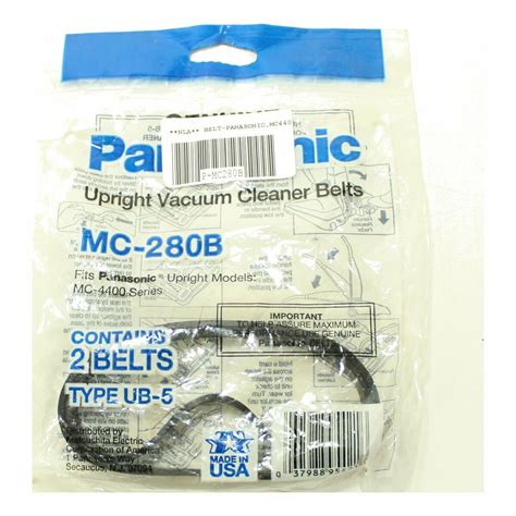 Panasonic Vacuum Belt MC-280B for MC4400 Series - 2pk - VacuumsRUs