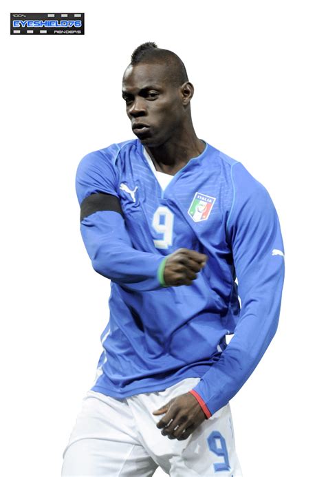 Mario Balotelli football render - FootyRenders