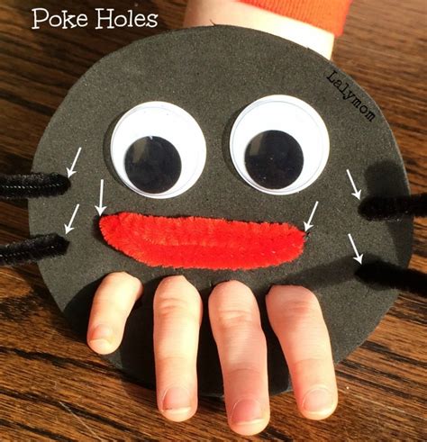 Itsy Bitsy Spider Finger Puppet for Fine Motor Play - LalyMom