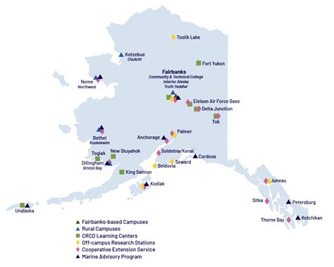 UAF locations across Alaska | Campus map and visitors' guide