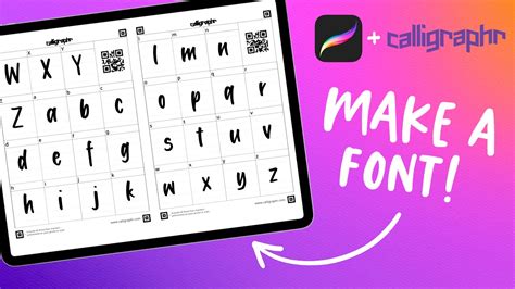 How To Turn Your Handwriting into a Font! *EASY* Tutorial - YouTube