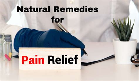 Natural Remedies for Pain Relief - AERNS